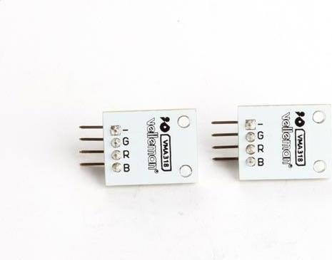 Actual product image Whadda 3 COLOUR RGB SMD LED MODULE (2 pcs)