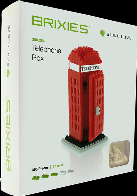 Produktbild Brixies Telefon Kabine London rot