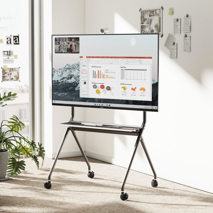 Produktbild Mobile TV/monitor floor stand, 50ö to 86ö, VESA (86", 120 kg)