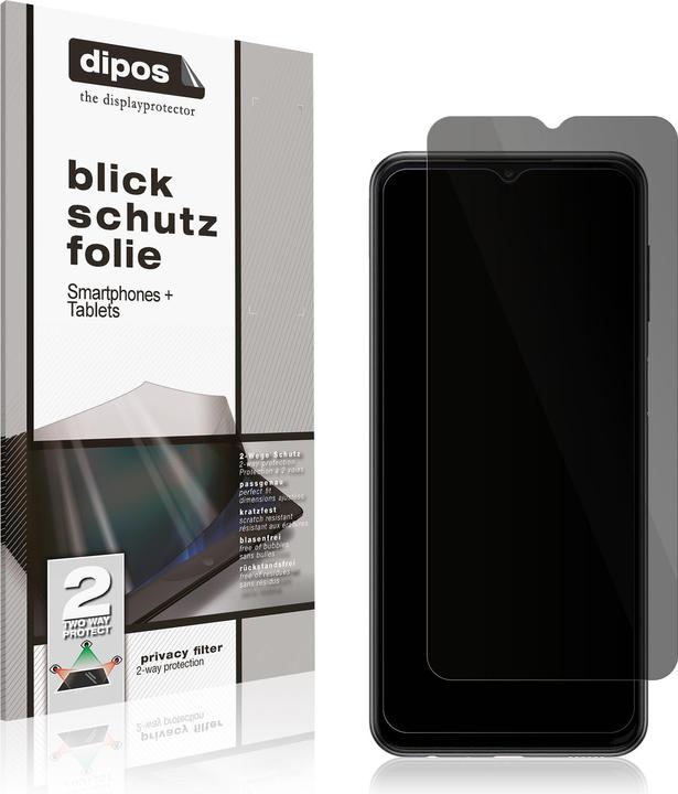 Produktbild Dipos Blickschutzfolie 2-Way Anti-Shock (2 Stück, Samsung Galaxy A23)