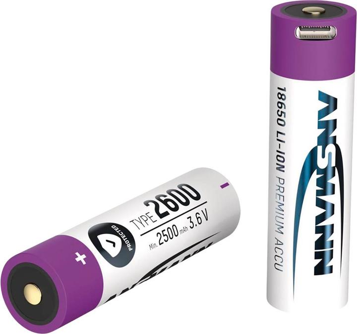 Actual product image Ansmann Li-Ion 18650 (1 pcs., 18650, 2500 mAh)