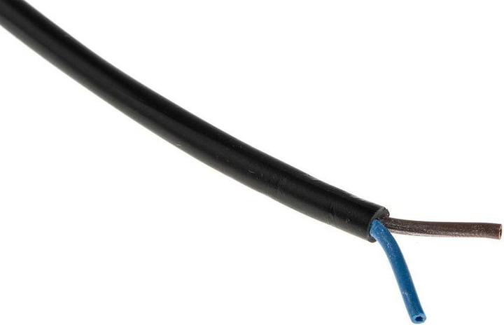 Produktbild RS PRO Netzkabel H03VV-F 2-adrig rund (100 m)