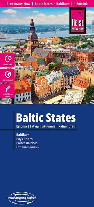 Actual product image Landkarte Baltikum Bal