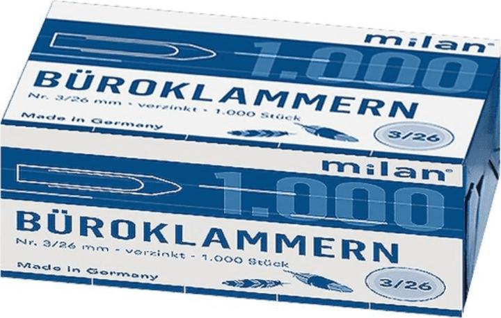 Immagine prodotto Alco ALCO-Albert 210 - Fermalettere 26 mm, quadrati, zincati, 1000 pezzi in scatola (1000x)