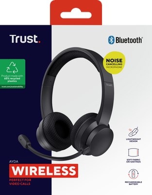 Actual product image Trust AYDA USB-ENC PC Headset (Cable, Wireless, USB-C)