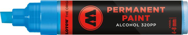Actual product image Molotow Brand 320PP refillable 4-8mm shock blue medium (shock blue medium, 8 mm, 1 x)