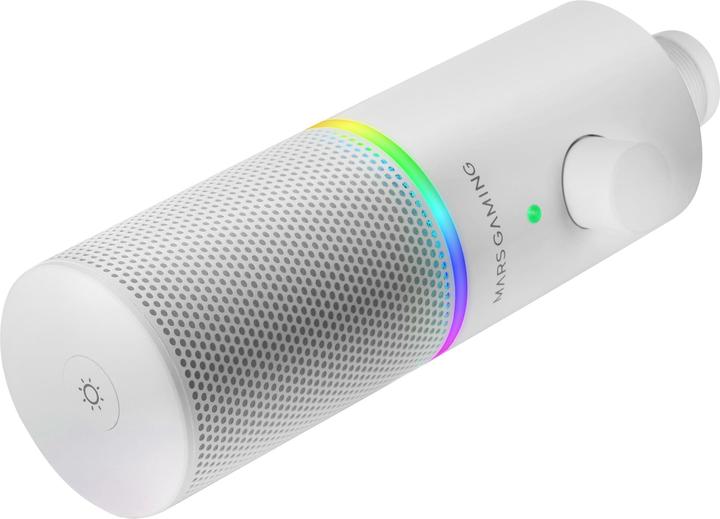 Actual product image Mars Gaming Microphone Mmic-Xt RGB Avec Bras De Montage (Blanc)