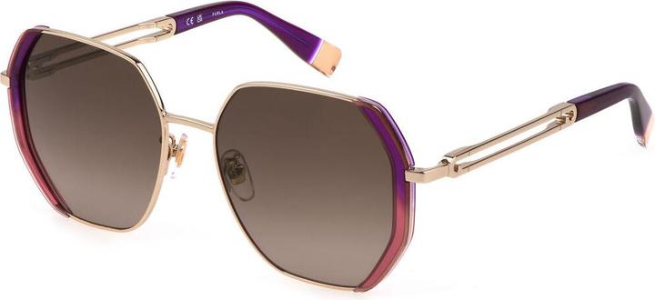 Actual product image Furla Ladies' Sunglasses SFU689V-540594 Ã¸ 54 mm