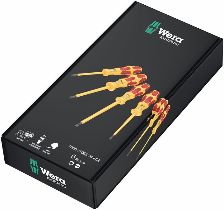 Actual product image Wera 1060 i/1065 i/6 (Port, Pozidriv cross recess (PZ))