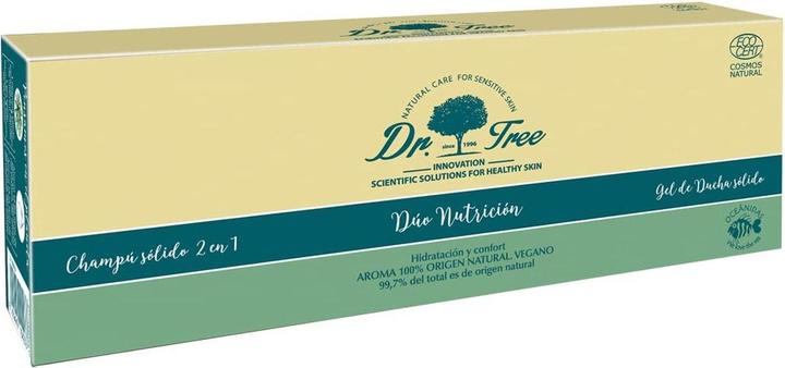 Immagine prodotto Dr. Tree Duo Solid Nutrition Shampoo solido + Gel doccia nutriente Senza solfati Senza parabeni Nutrire (Shampoo solido)