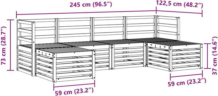 Produktbild vidaXL Outdoor-Sofa