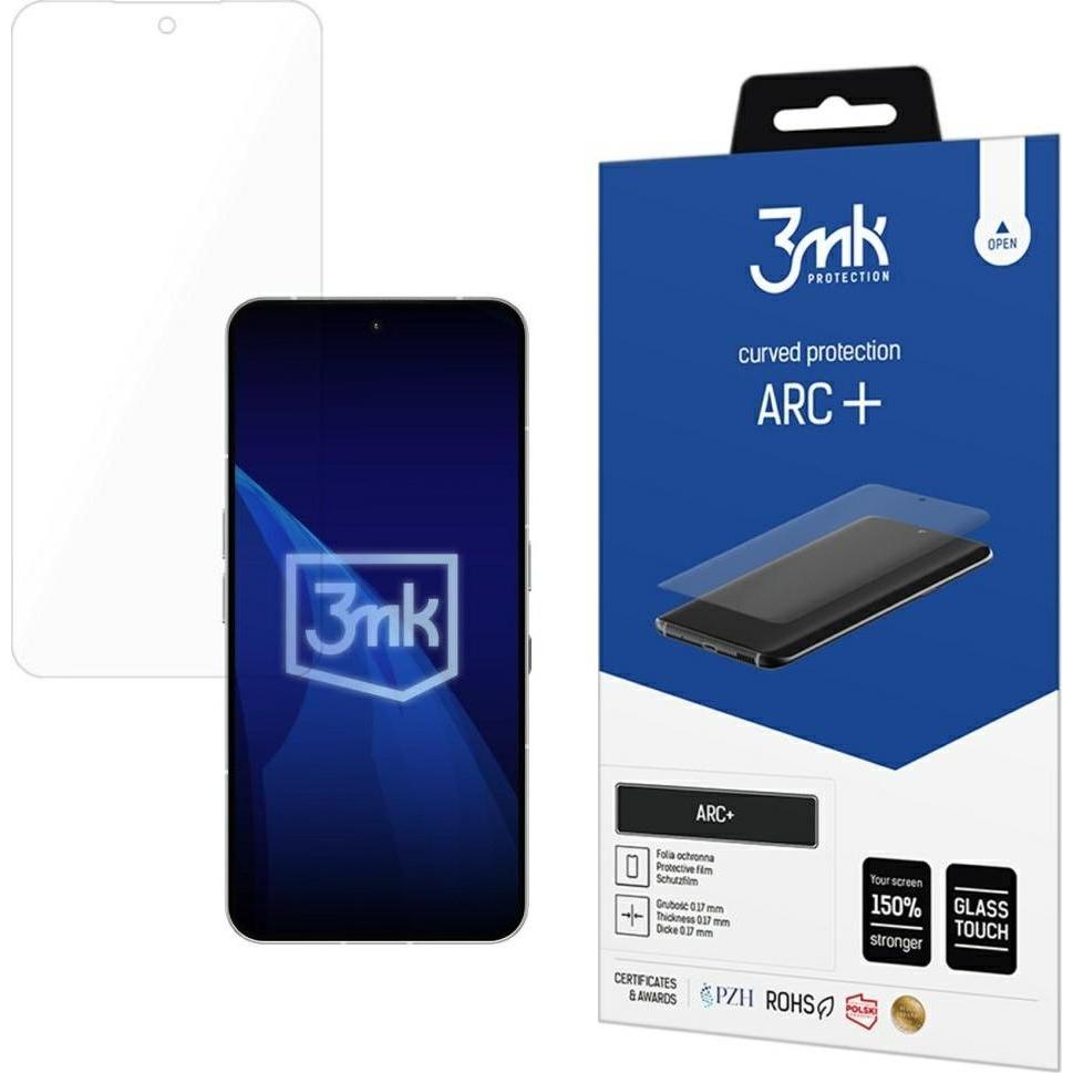 3Mk Trasparente Folia Arc+ Fullscreen Do Nothing Phone (3) (Niente Telefono (3)), Pellicola Protettiva Smartphone,