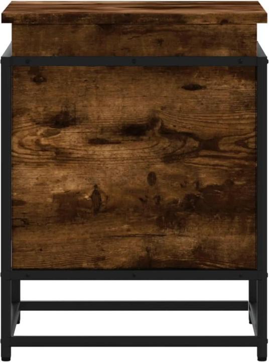 Image du produit vidaXL Coffre de rangement Couvercle Coffre à jouets Coffre à coussins Chêne fumé