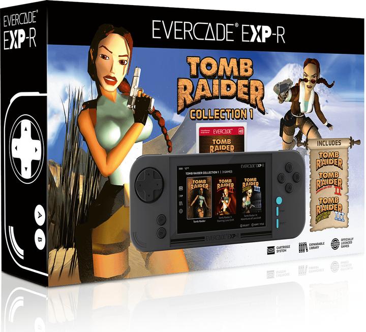 Produktbild Evercade EXP-R Handheld Console with Tomb Raider Collection 1 (I, II & III) /