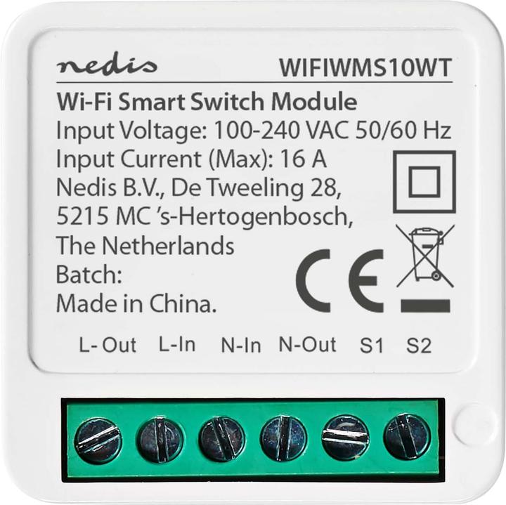 Actual product image Nedis SmartLife WiFi Switch, 3680W