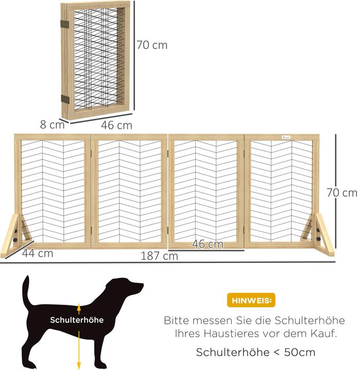 Image du produit PawHut Hundetürgitter