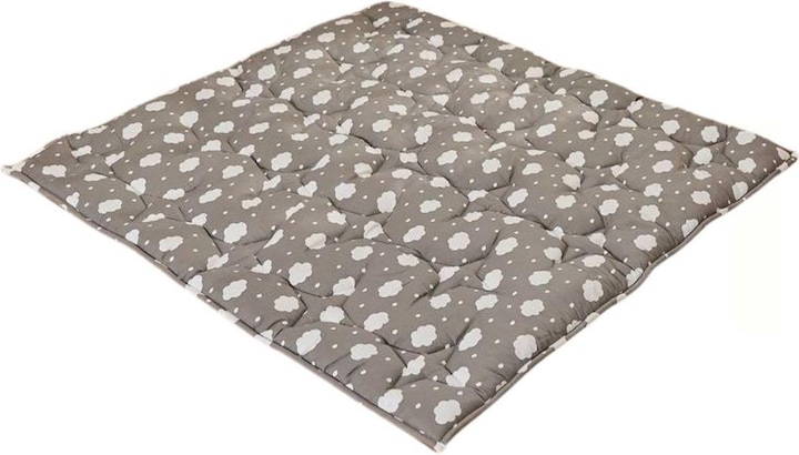 Actual product image Milkii double-sided play mat, cloud/grey (127 x 127 cm) (127 x 127 cm)