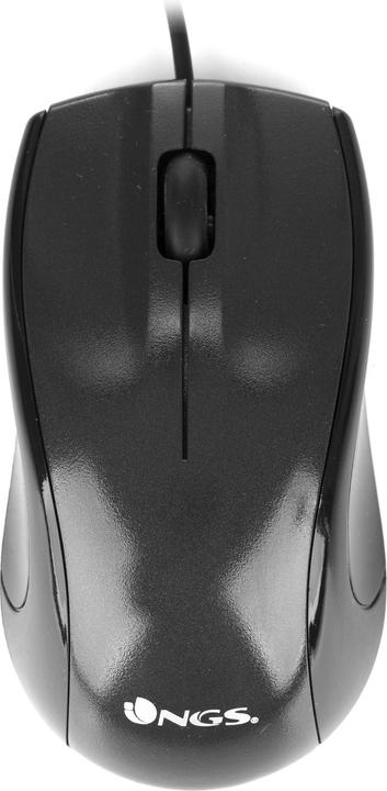 Actual product image NGS Black Mist Mouse Right USB Type-A Optical 800 DPI (Cable)