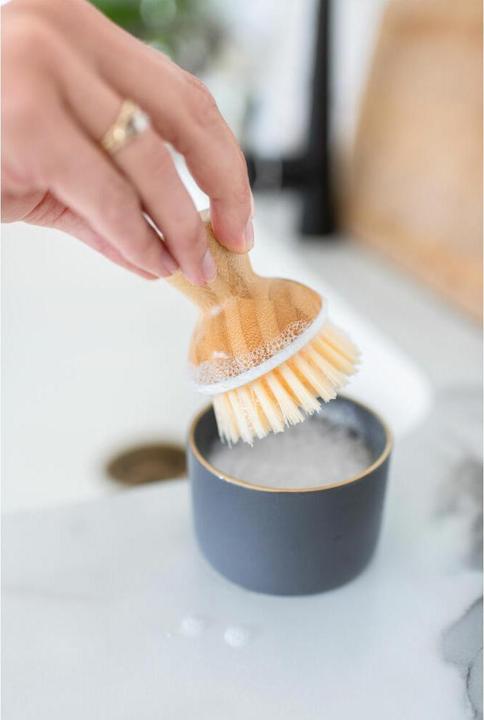 Actual product image Full Circle Home Soap dish with rinsing brush Bubble Up Set (1 pcs.)