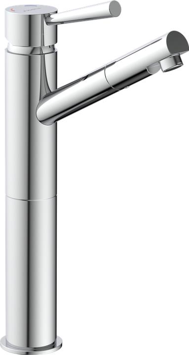 Produktbild Schütte Wasserhahn Bad CORNWALL Waschtischarmatur Chrom Haarbrause Ausziehbar Einhebelmischer 20150