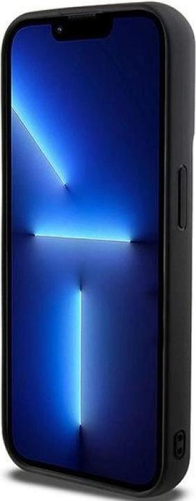 Actual product image DKNY DKHCP15X3DRPWK iPhone 15 Pro Max 6.7" czarny/black hardcase 3D Rubber Repeat Pattern (Apple iPhone 15 Pro Max)