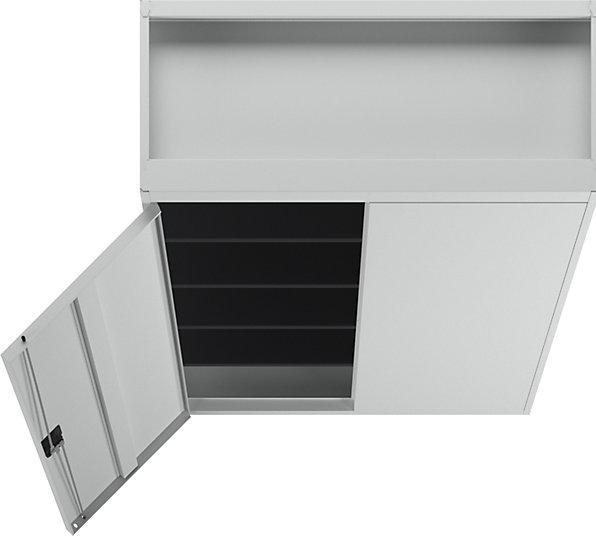 Produktbild Mauser Stahlschrank mit Flügeltüren (120 x 50 x 195 cm)