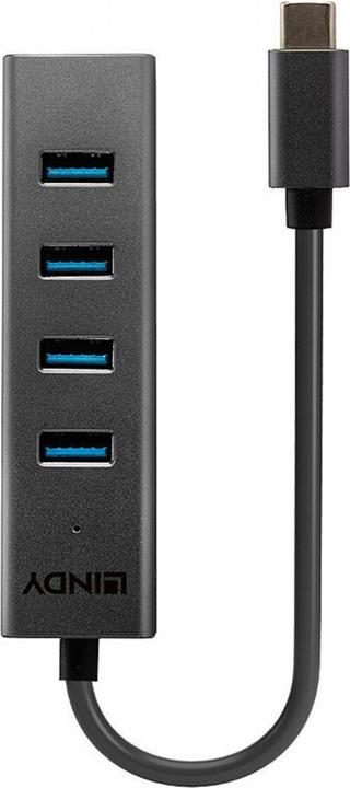 Produktbild Lindy USB 3.2 Typ C Hub 4 Port (USB-C, 4 Ports)