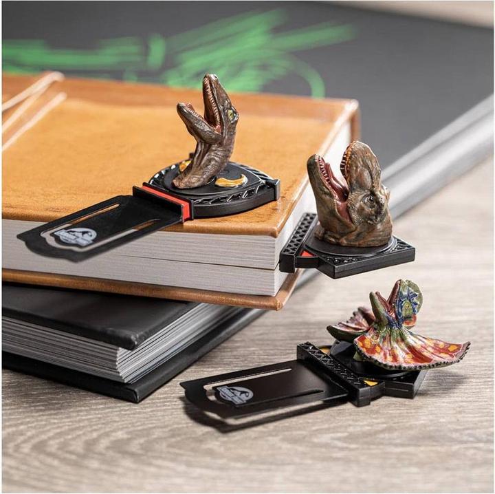 Actual product image Noble Collection Jurassic Park marque-pages Dinosaurs