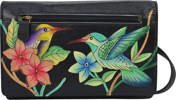 Actual product image Anuschka Anna by Hand-Painted Leather Organizer Wallet