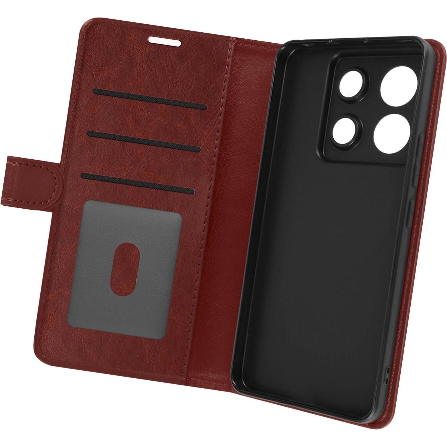 Avizar Vintage Series (Xiaomi Redmi Note 13 Pro), Smartphone Hülle, Braun