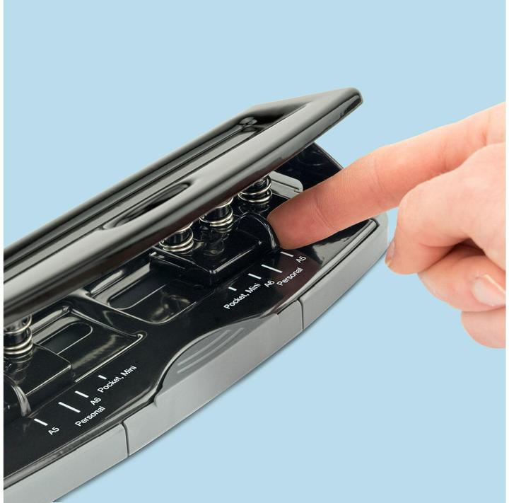 Produktbild Rapesco Locher für Terminplaner 1725 schwarz