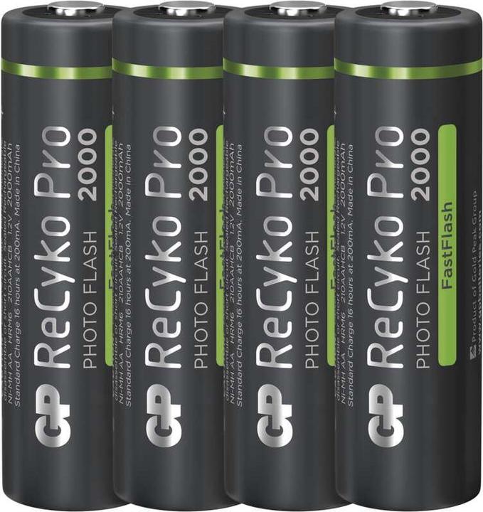 Produktbild GP Batteries B2420 household battery Rechargeable battery AA Nickel-Metal Hydride (NiMH) (4 Stk., AA, 2000 mAh)