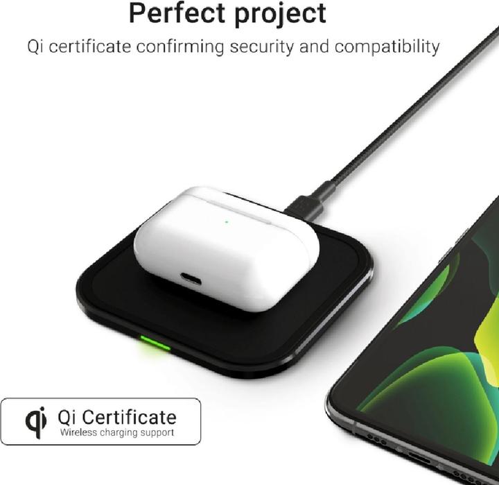 Actual product image GreenCell Induction charger qi AirJuice 15W (15 W)
