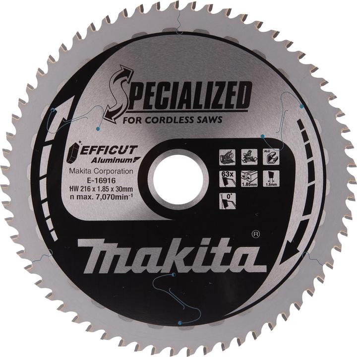 Productafbeelding Makita EFFICUT zaagblad 216x30x63