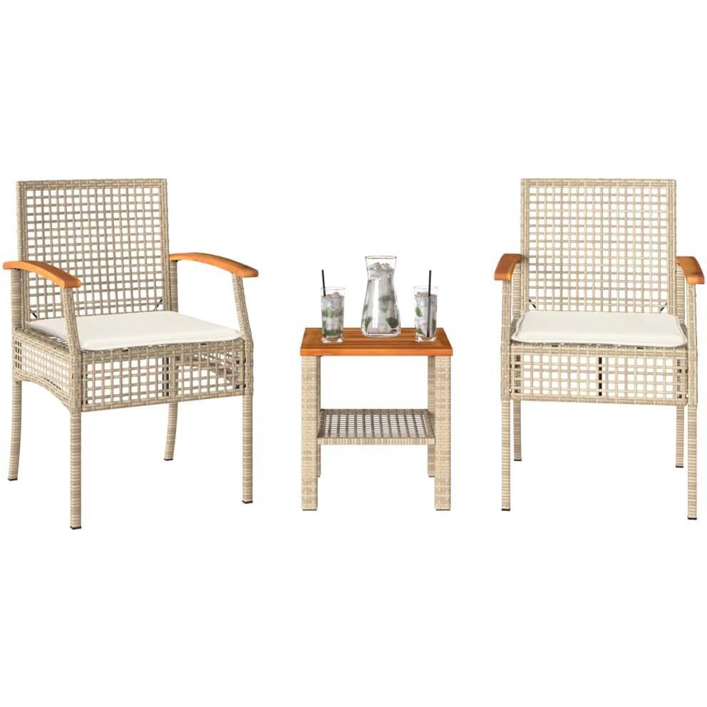 VidaXL, Gartenlounge, 10-tlg. Garten-Lounge-Set mit Kissen