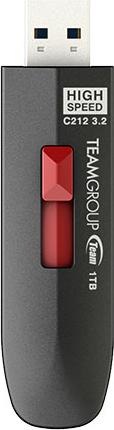 Produktbild Team Electronic TeamGroup C212 256GB, USB3.2 Gen2, schwarz (256 GB, USB-C, USB 3.2)