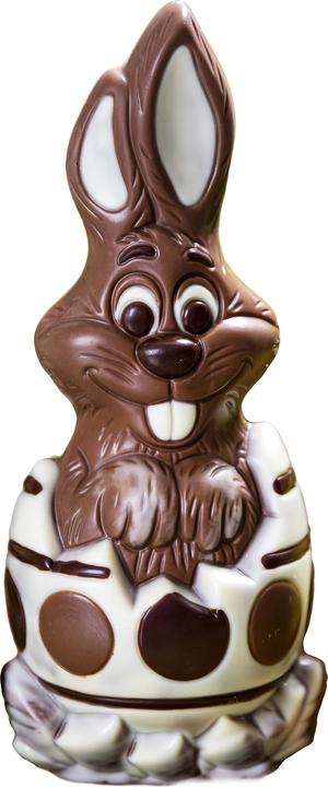 Produktbild miniSchoggi Schokoladenform Ei-Hase