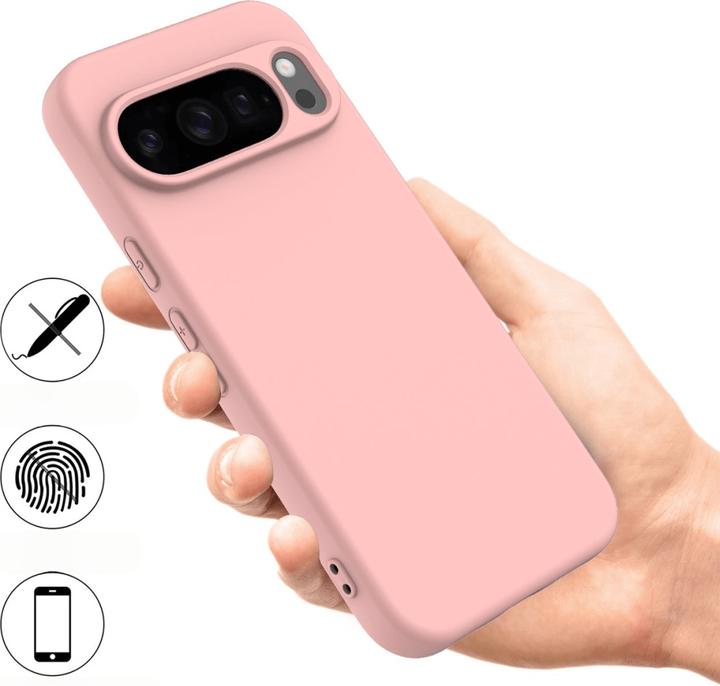 Actual product image Cover-Discount Google Pixel 10 / 10 Pro - Silikon Gummi Hülle mit Riemen (Google Pixel 10 Pro, Google Pixel 10)