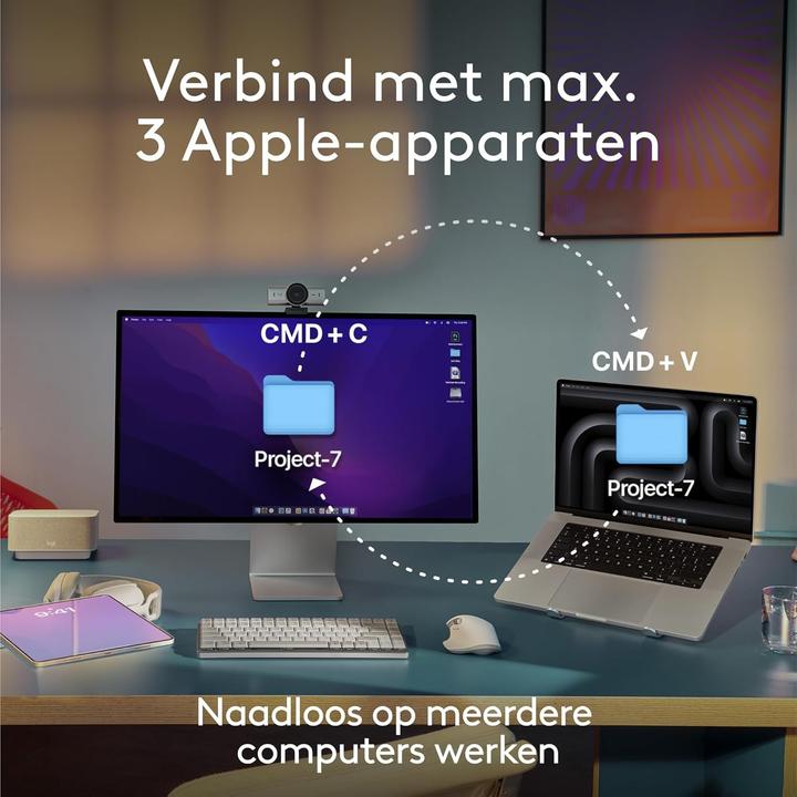 Actual product image Logitech Mx Keys S For Mac (Eng. Int., Wireless)