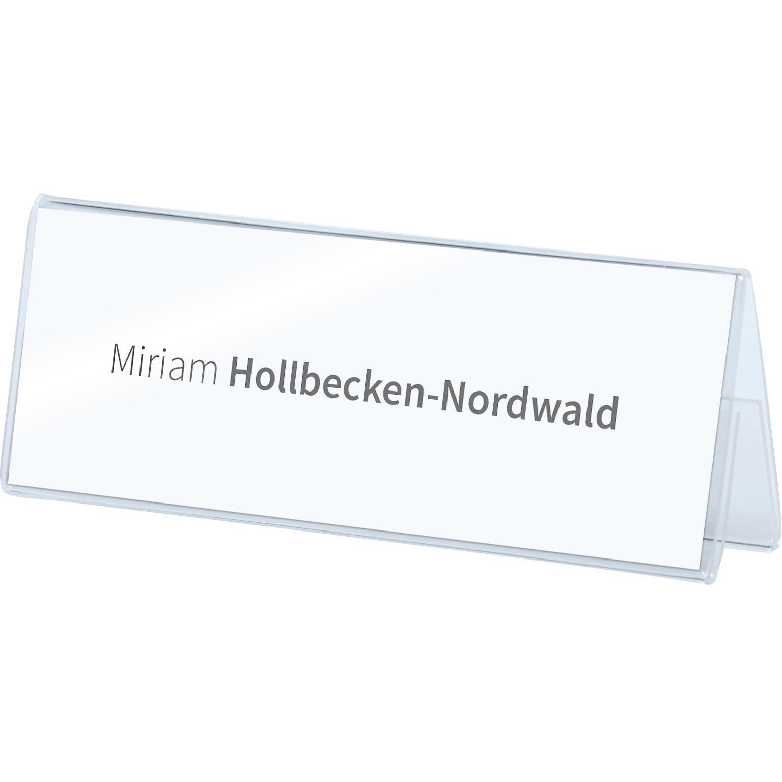 Thumbnail - Deflecto, Informationsschild, Tischnamenschilder