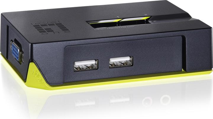 Actual product image LevelOne KVM-0222, 1 User - 2 PCs, USB