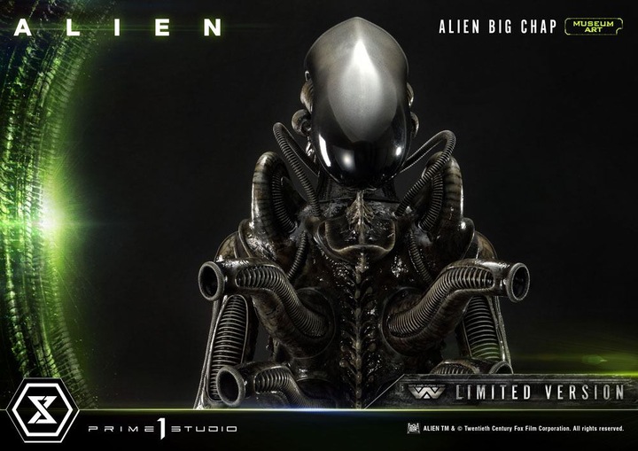 Image du produit Prime 1 Studio Aliens statuette 1/3 Alien Big Chap Museum Art Limited Version 85 cm