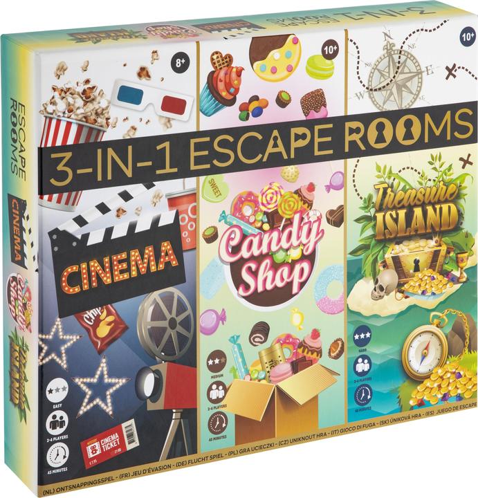 Image du produit Grafix Jeu Escape Room 3-en-1