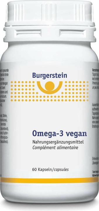 Burgerstein Omega-3 vegan (60 Stk., Kapseln, 90 g)