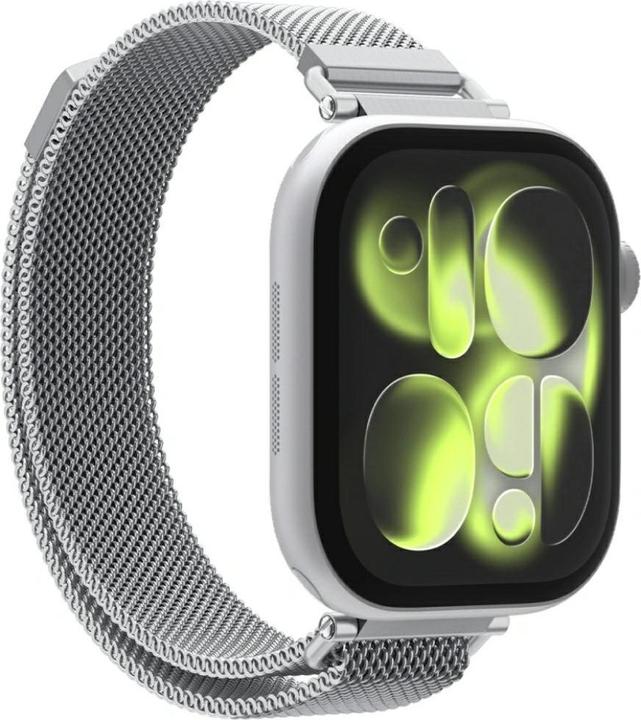 Produktbild Spigen Pasek WBM4 Band do Apple Watch 8 / 9 / 10 / 11 / SE 40/41/42mm Silver (Edelstahl)