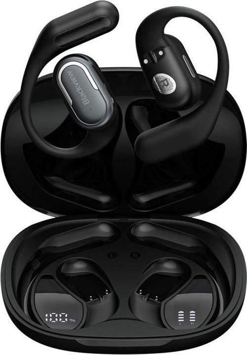 Produktbild Blackview Airbuds 300 (Bluetooth 6.0 - Reduction de Bruit - Étanche IPX5) Noir (ANC, Kabellos)