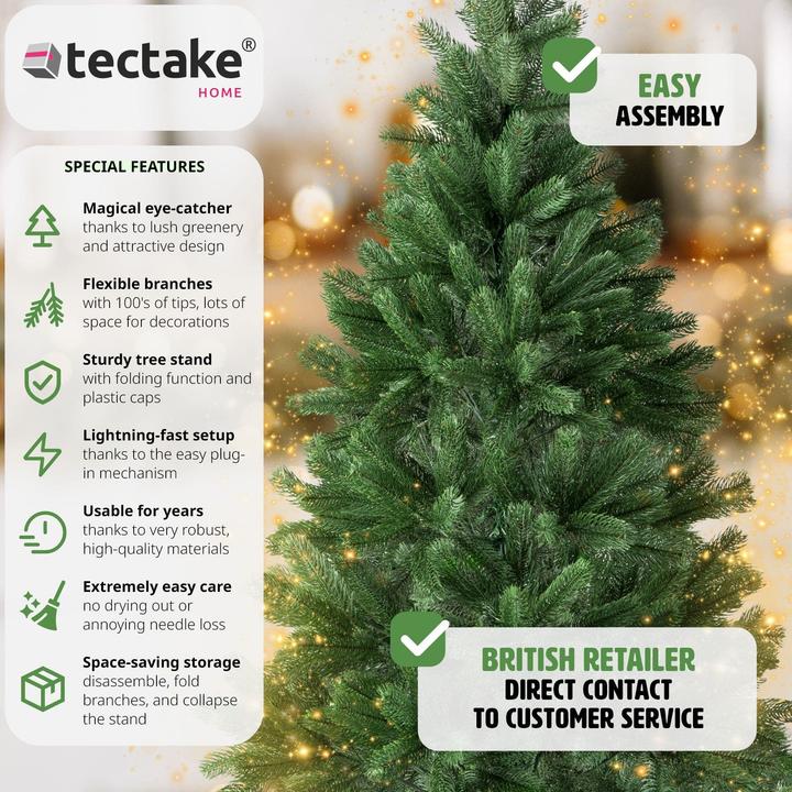 Produktbild tectake Künstlicher Weihnachtsbaum (140 cm)