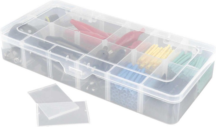 Immagine prodotto Robitronic cassetta di smistamento 12 scomparti 260x125x43,5mm variabile