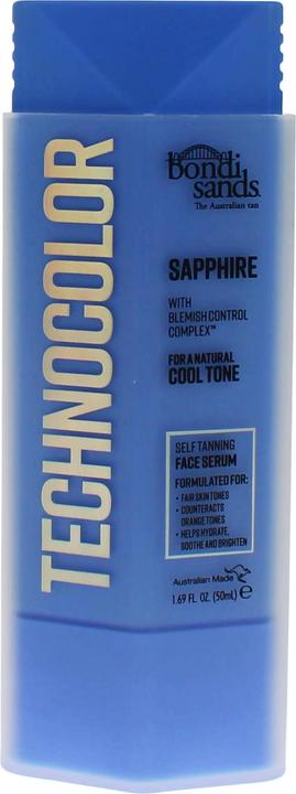 Bondi Sands Technocolor Sapphire Self-Tanning Face Serum Easy Application Streak Free Fake Tan Enric (Sérum autobronzant, 50 ml)