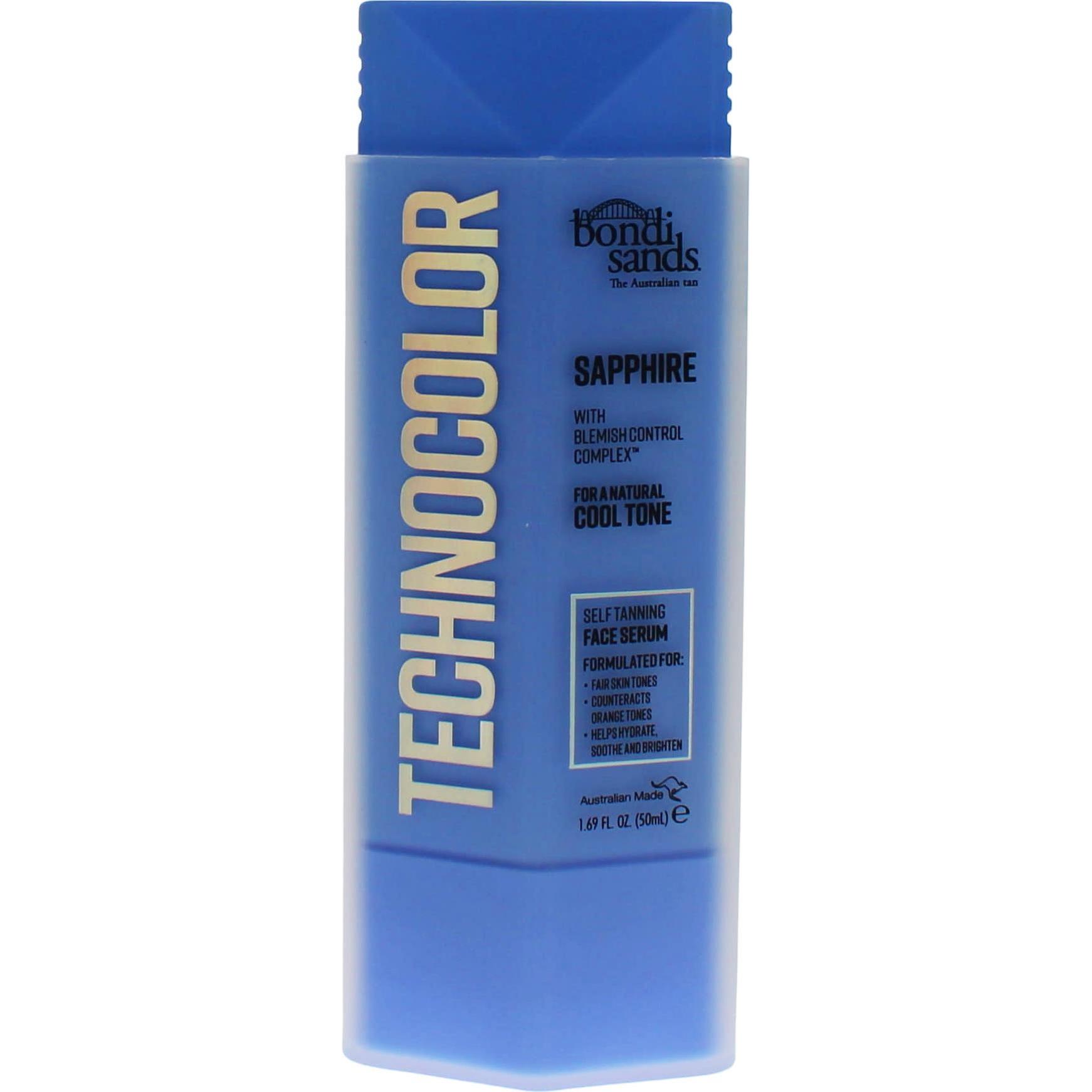 Bondi Sands Technocolor Sapphire Selbstbräuner Gesichtsserum Einfache Anwendung Streifenfreie Fake Tan Enric (Selbstbräunungsserum, 50 ml) (BS125)
